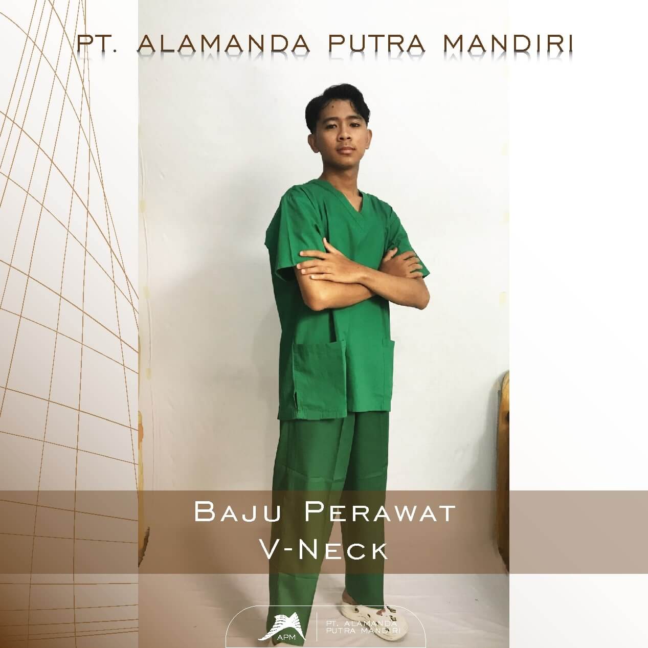 Baju Perawat OK / Hacinco V-Neck