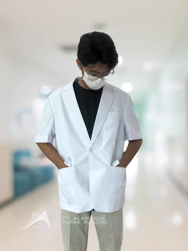 Jas Dokter Custom Warna, Bahan, dan Bordir - Thumbnail 2