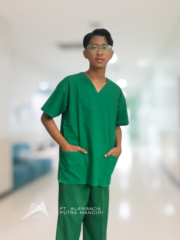 Baju Perawat OK / Hacinco V-Neck - Thumbnail 3