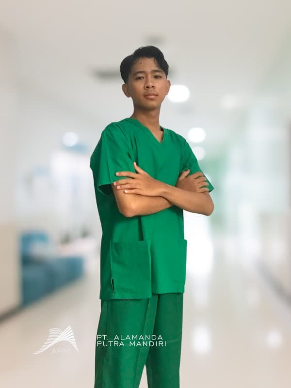 Baju Perawat OK / Hacinco V-Neck - Thumbnail 4