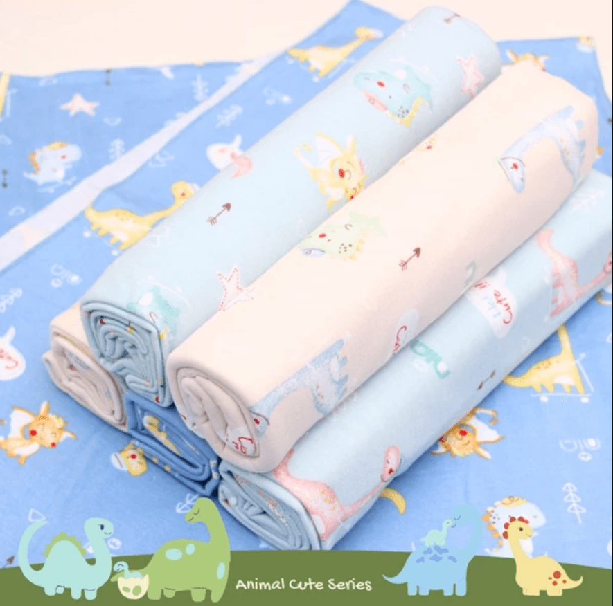 Bedong Bayi Cotton 110x110 cm Custom Warna & Bordir | Polos & Motif